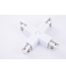 Accessories for 3 phase busbars - Azzardo TRACK 3LINE X CONNECTOR WH Switch X with Possibility to Plug into 3 Phase Bus White AZ4279 - product 1