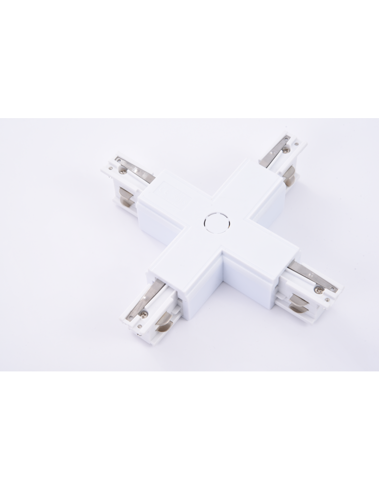 Accessories for 3 phase busbars - Azzardo TRACK 3LINE X CONNECTOR WH Switch X with Possibility to Plug into 3 Phase Bus White AZ4279 - product kolory-swiatla.pl 1