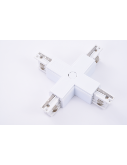 Azzardo TRACK 3LINE X CONNECTOR WH Switch X with Possibility to Plug into 3 Phase Bus White AZ4279