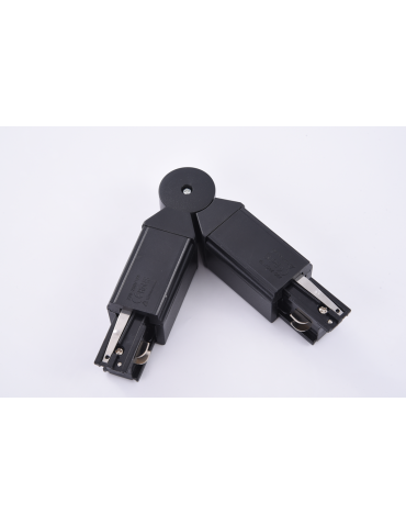 Azzardo TRACK 3LINE ADJUSTABLE CONNECTOR BK Adjustable Switch for 3 Phase Bus Black AZ4286