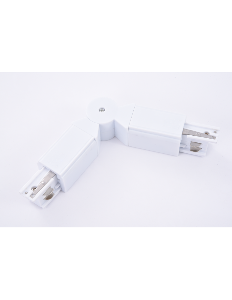 Accessories for 3 phase busbars - Azzardo TRACK 3LINE ADJUSTABLE CONNECTOR WH Adjustable Switch for 3-phase Bus White AZ4285 - product kolory-swiatla.pl 1