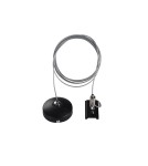 Accessories for 3 phase busbars - Azzardo TRACK 3LINE PENDANT ACCESSORY 1,5M BK Suspension for 3 Phase Bus Black AZ4797 - product 1