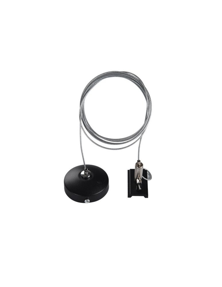 Accessories for 3 phase busbars - Azzardo TRACK 3LINE PENDANT ACCESSORY 1,5M BK Suspension for 3 Phase Bus Black AZ4797 - product kolory-swiatla.pl 1