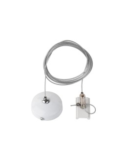 Azzardo TRACK 3LINE PENDANT ACCESSORY 1,5M WH Zawiesie do Szyn 3 fazowych Biały AZ4796