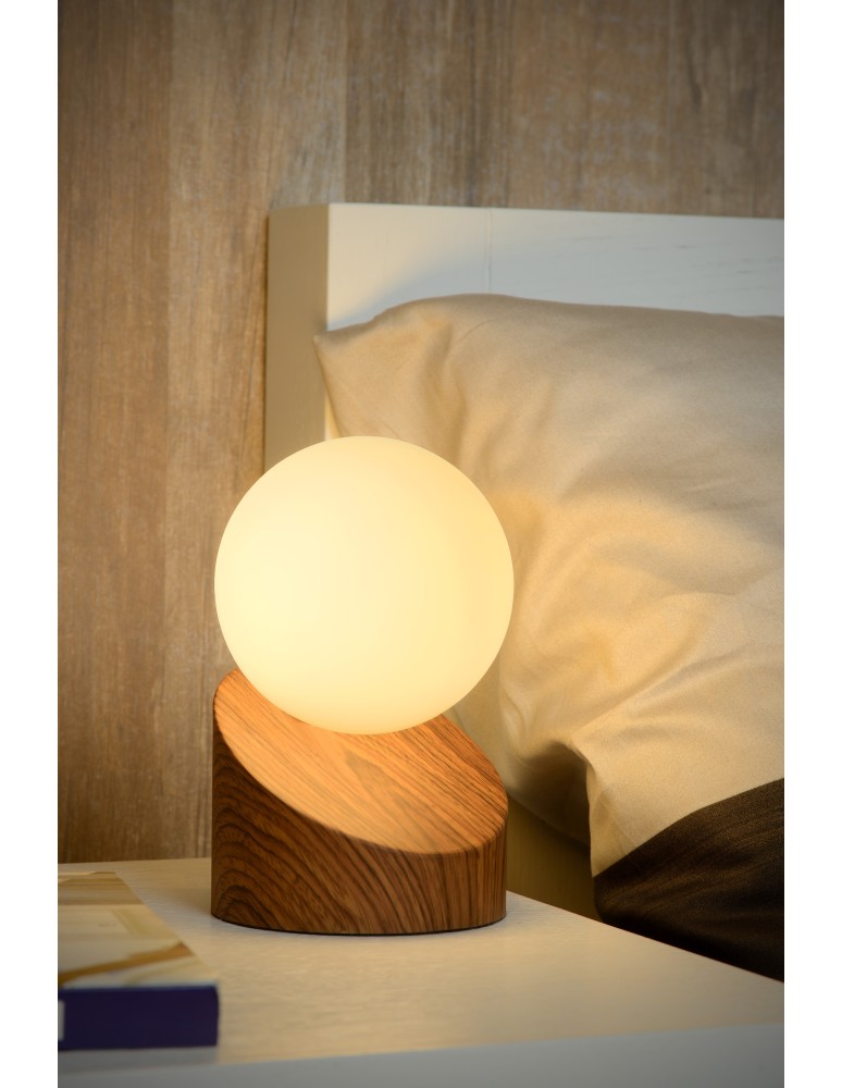 Scandinavian style table lamps - Lucide LEN Desk G9excl 10cm H2 45561/01/70 - product kolory-swiatla.pl 4