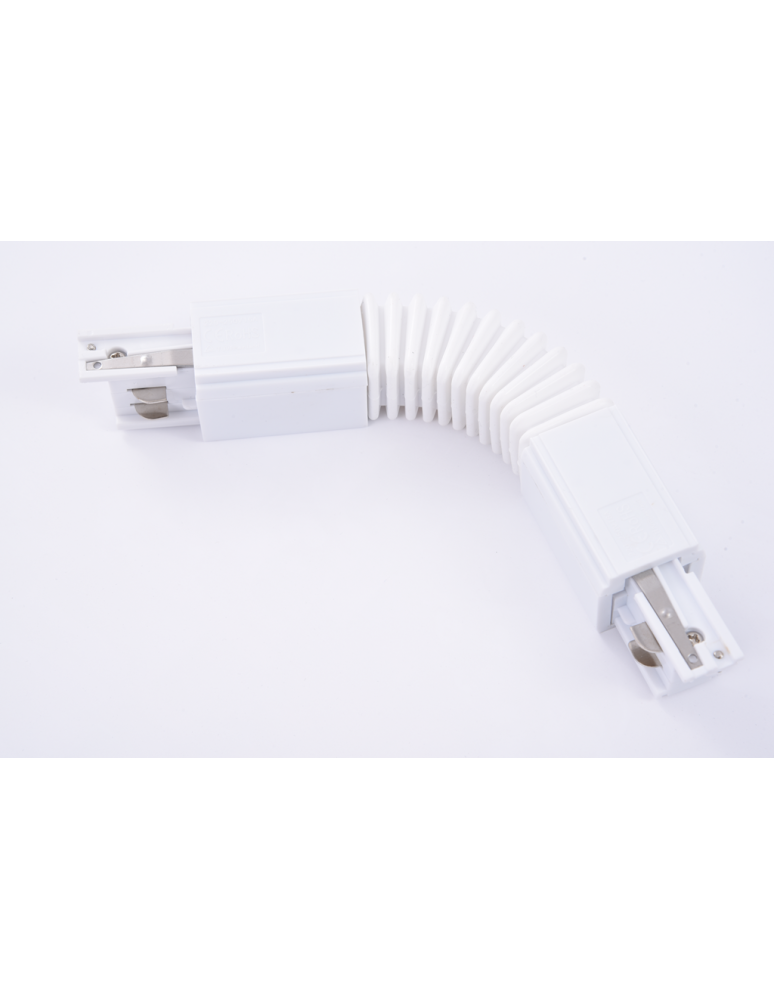 Accessories for 3 phase busbars - Azzardo TRACK 3LINE FLEXIBLE CONNECTOR WH Flexible Switch for 3-phase Bus White AZ4281 - product kolory-swiatla.pl 1