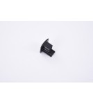 Accessories for 3 phase busbars - Azzardo TRACK 3LINE END CAP BK End cap for 3 phase busbars Black AZ4288. - product 1