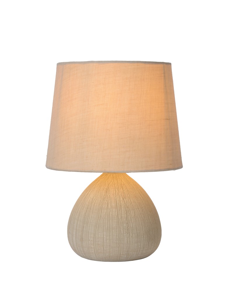 Nightlights - Lucide RAMZI Desk E14 H26cm Cre 47506/81/38 - product kolory-swiatla.pl 2