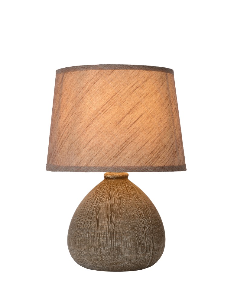 Nightlights - Lucide RAMZI Desk E14 H26cm Bro 47506/81/43 - product kolory-swiatla.pl 2