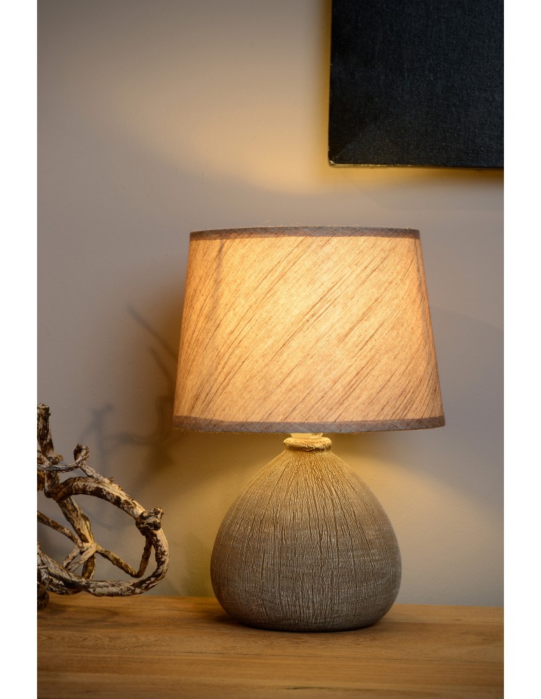 Nightlights - Lucide RAMZI Desk E14 H26cm Bro 47506/81/43 - product kolory-swiatla.pl 4