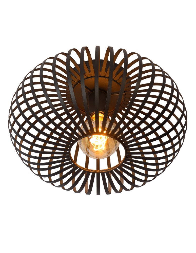 Ceiling lamps - Lucide MANUELA Plafond Light 1xE27 40cm Black 78174/40/30 - product kolory-swiatla.pl 5