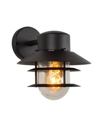 Lucide ZICO Wall-mounted IP44 1x E27 - Black 11874/01/30 - product 2