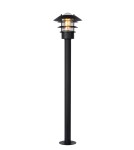 Standing garden lamps - Lucide ZICO Lantern IP44-1xE27 H100 D21.8 Black 11874/99/30 - product 2