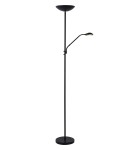 Lampy podłogowe do czytania - Lucide ZENITH LED Podłogowa 20W + 4W Czarny 19791/24/30 - produkt 1