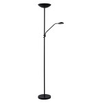 Floor lamps for reading - Lucide ZENITH LED Floor lamp 20W + 4W Black 19791/24/30 - product 3