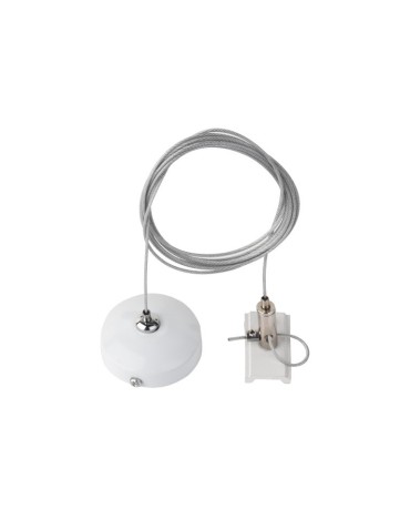 Azzardo TRACK 1LINE PENDANT ACCESSORY 1.5M WH Suspension for 1 phase bus White AZ4746