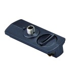 Accessories for 1 phase busbars - Azzardo TRACK 1LINE ELECTRIC ADAPTER BK for lamp connection Black AZ4749 - product 1