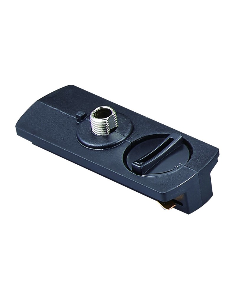 Accessories for 1 phase busbars - Azzardo TRACK 1LINE ELECTRIC ADAPTER BK for lamp connection Black AZ4749 - product kolory-swiatla.pl 1
