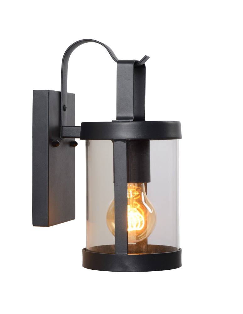 Outdoor wall lamps - Lucide LINDELO Wall Mounted IP23 E27 H28cm Black 29825/01/30 - product kolory-swiatla.pl 4
