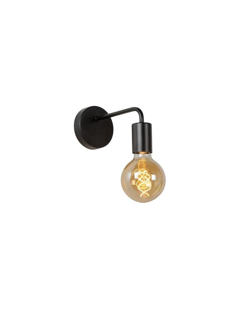 Wall lamps - Lucide SCOTT Wall-mounted E27 L20 H12cm Black 45265/01/30 - product kolory-swiatla.pl 1