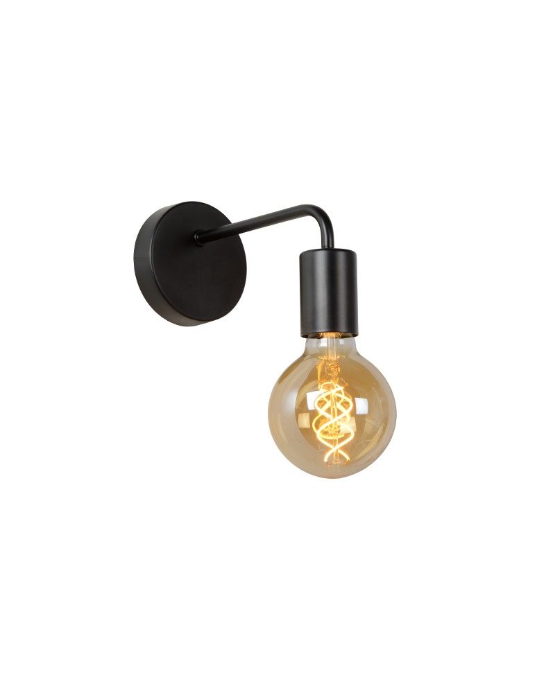 Wall lamps - Lucide SCOTT Wall-mounted E27 L20 H12cm Black 45265/01/30 - product kolory-swiatla.pl 2