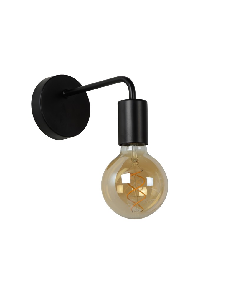 Wall lamps - Lucide SCOTT Wall-mounted E27 L20 H12cm Black 45265/01/30 - product kolory-swiatla.pl 3
