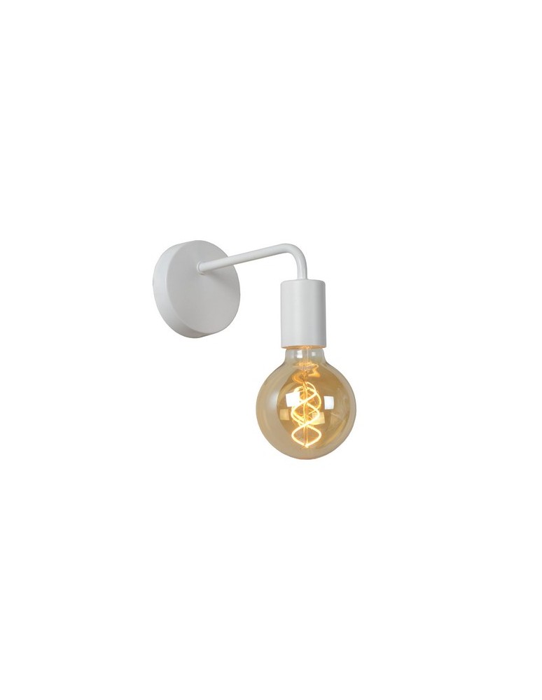 Wall lamps - Lucide SCOTT Wall-mounted E27 L20 H12cm White 45265/01/31 - product kolory-swiatla.pl 1