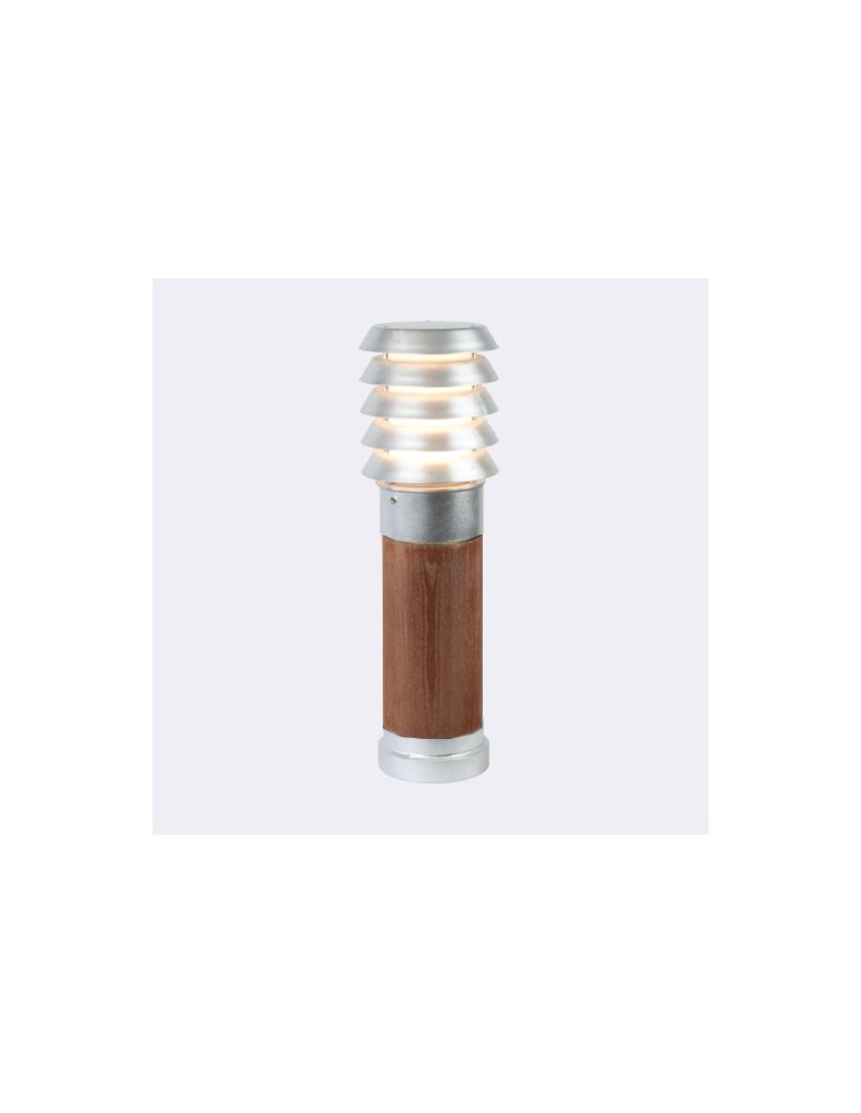 Standing garden lamps - Norlys Alta Standing 49cm 1xE27 IP65 painted wood/fire zinc 1450GA - product kolory-swiatla.pl 1