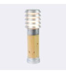 Standing garden lamps - Norlys Alta Standing 49cm 1xE27 IP65 treated wood/fire zinc 1453GA - product 1