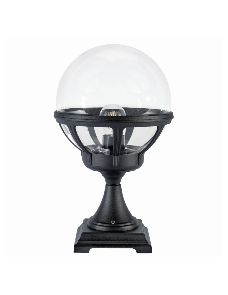 Standing garden lamps - Norlys Bologna Standing 43cm 1xE27 IP65 Black 312B - product kolory-swiatla.pl 1