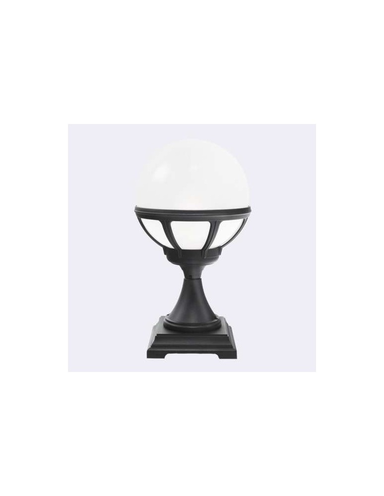 Standing garden lamps - Norlys Bologna Standing 43cm 1xE27 IP65 Black 313B - product kolory-swiatla.pl 1