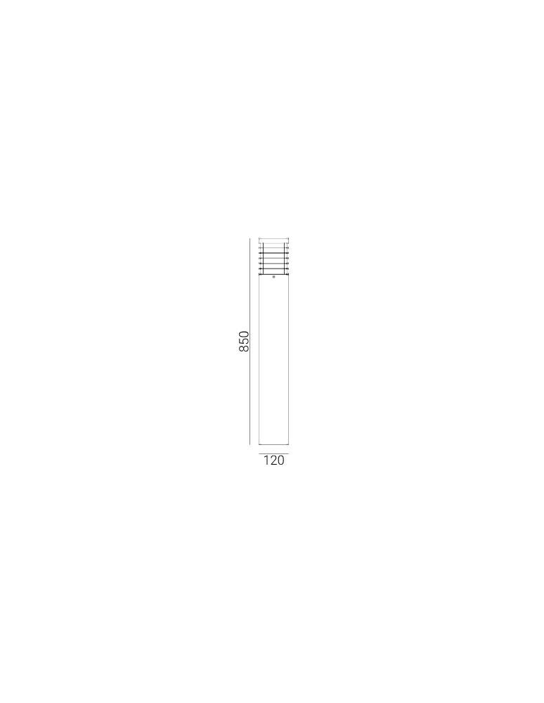 Standing garden lamps - Norlys Halmstad Standing 85cm 1xE27 IP65 treated wood Black 1410B - product kolory-swiatla.pl 2