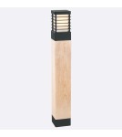 Standing garden lamps - Norlys Halmstad Standing 85cm 1xE27 IP65 treated wood Black 1413B - product 1