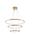  Step Into Design CIRCLE SLIM 40+60+80 LED pendant lamp gold 40 cm + 60 cm + 80 cm ST-10112P-3