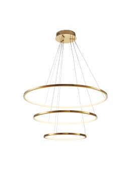 Step Into Design CIRCLE SLIM 40+60+80 LED pendant lamp gold 40 cm + 60 cm + 80 cm ST-10112P-3 - product 2