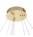 Pendant lamps circles -  Step Into Design CIRCLE SLIM 40+60+80 LED pendant lamp gold 40 cm + 60 cm + 80 cm ST-10112P-3 - product 9