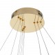  Step Into Design Lampa wisząca CIRCLE SLIM 40+60+80 LED złoty 40 cm + 60 cm + 80 cm ST-10112P-3