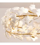 Designer pendant lamps -  Step Into Design BOTANIKA pendant lamp gold white 80 cm XY080P-80 - product 3