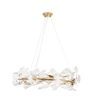 Designer pendant lamps -  Step Into Design BOTANIKA pendant lamp gold white 80 cm XY080P-80 - product 4