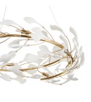Designer pendant lamps -  Step Into Design BOTANIKA pendant lamp gold white 80 cm XY080P-80 - product 6