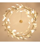 Designer pendant lamps -  Step Into Design BOTANIKA pendant lamp gold white 80 cm XY080P-80 - product 8