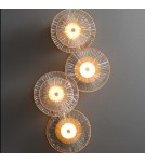 Designer wall lamps -  Step Into Design LUXIO-4 LED amber 32 cm wall lamp ST-3315-4 copper - product 9
