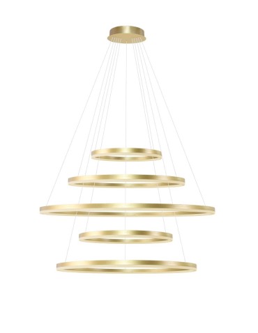 Azzardo HALO PENDANT 150+120+100+80+60 CCT GO Pendant with Remote Control Functions Dimming and Light Color Change AZ5352