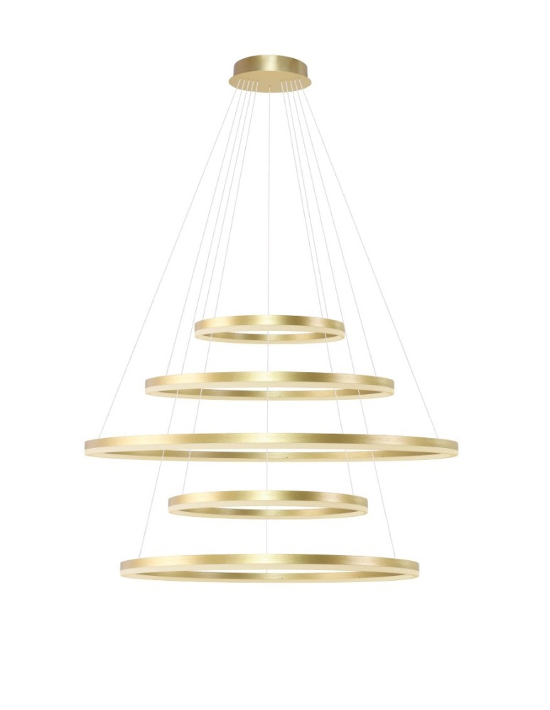 Pendant lamps circles - Azzardo HALO PENDANT 150+120+100+80+60 CCT GO Pendant with Remote Control Functions Dimming and Light Color Change AZ5352 - product kolory-swiatla.pl 1