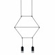 Step Into Design Lampa wisząca LINEA-2 czarna 35 cm ST-5961-2
