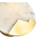Glamour wall lamps -  Step Into Design MARMO wall lamp white marmum and brass 20cm ST-3961 - product 4