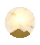 Glamour wall lamps -  Step Into Design MARMO wall lamp white marmum and brass 20cm ST-3961 - product 6