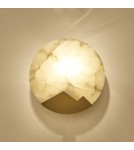 Glamour wall lamps -  Step Into Design MARMO wall lamp white marmum and brass 20cm ST-3961 - product 7