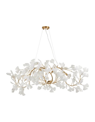  Step Into Design BOTANIKA WAVE gold white 135 cm pendant lamp XY080P-120