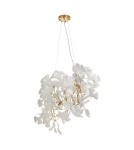 Designer pendant lamps -  Step Into Design BOTANIKA WAVE gold white 135 cm pendant lamp XY080P-120 - product 5
